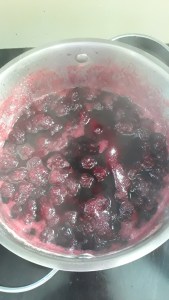 Simmering my berries