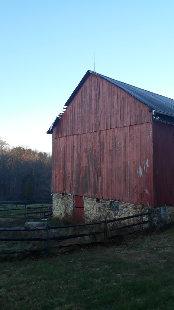 Farm Charm Barn after some strong winds