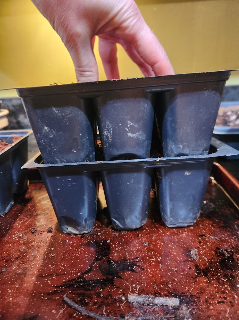 Using one 6 pack to push down another